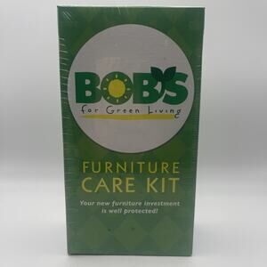 BOB'S For Green Living Furniture Care Kit Fabric Rug Cleaner Wood Polish 8oz NEW